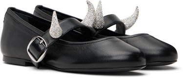 Облекло Coperni Coperni Disney Horn Ballerina Flats Черно | DSH74F6016, 3