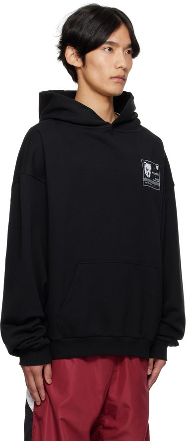 Суитчър We11done DNA Hoodie Черно | WD-TH2-25-833-U-BK, 1
