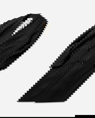 Палта OAMC Collarless Double Breasted Wool Coat Черно | OAF5MC03AP-T1986 999, 1