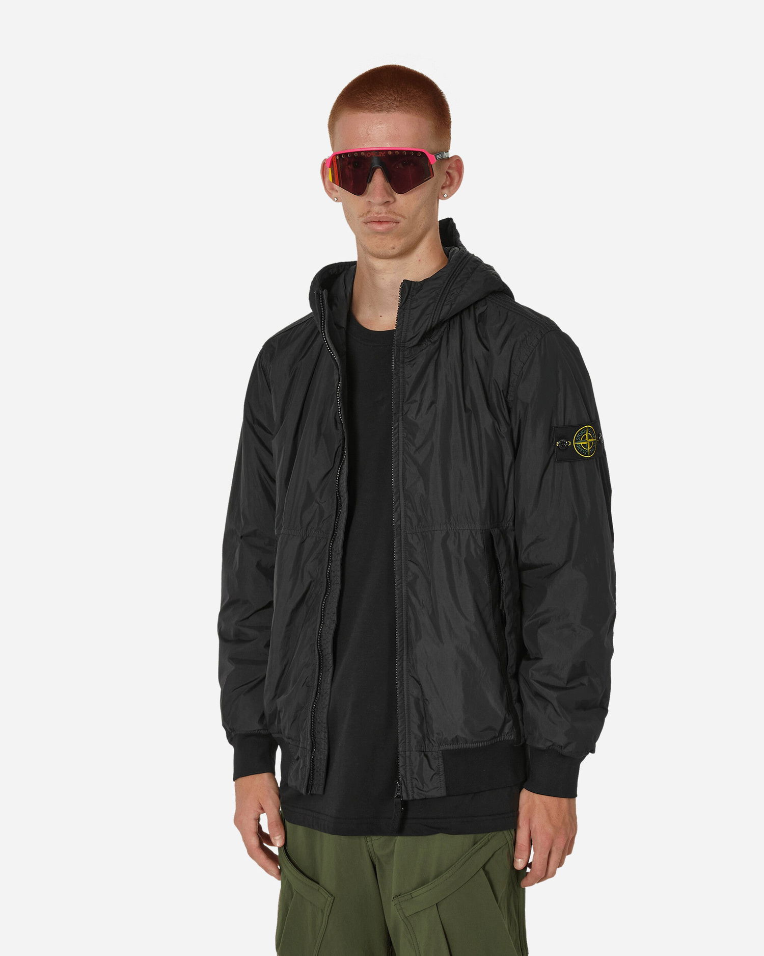 Яке Stone Island Garment Dyed Crinkled Black Тъмно синьо | 791540823-V0029, 1