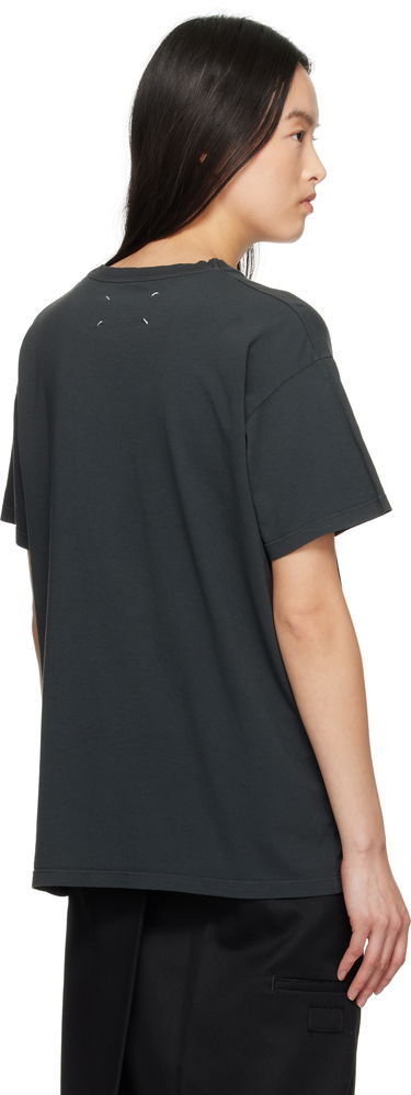 Тениска Maison Margiela Maison Margiela Stamp Logo T-Shirt Черно | S51GC0534 S24575, 2