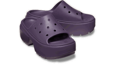 Кецове и обувки Crocs Stomp Slides Blue Calcite Лилаво | 209346-5AS, 1