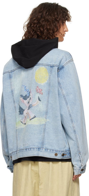 Яке We11done We11done Monster Pony Denim Jacket Синьо | WD-DJ3-24-317-U-BL, 2
