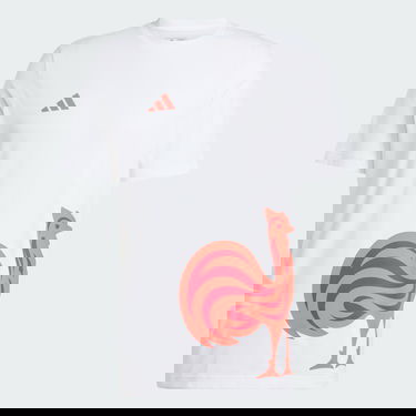 Тениска adidas Performance Rooster Graphic T-Shirt Бяло | JN4159, 4