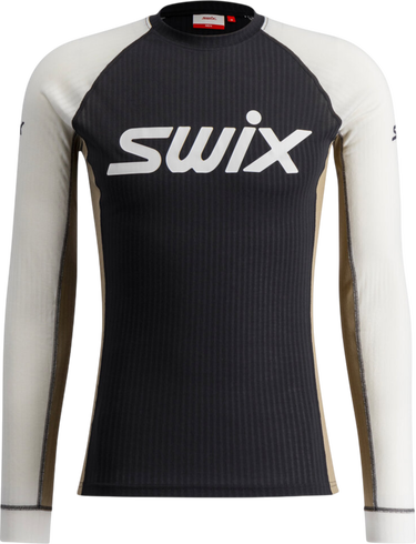 Тениска SWIX Long-Sleeved Ribbed Top RaceX Classic Черно | 10115-23-94600, 0