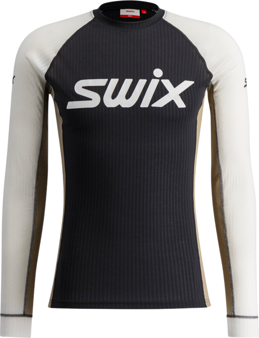 Тениска SWIX Long-Sleeved Ribbed Top RaceX Classic Черно | 10115-23-94600