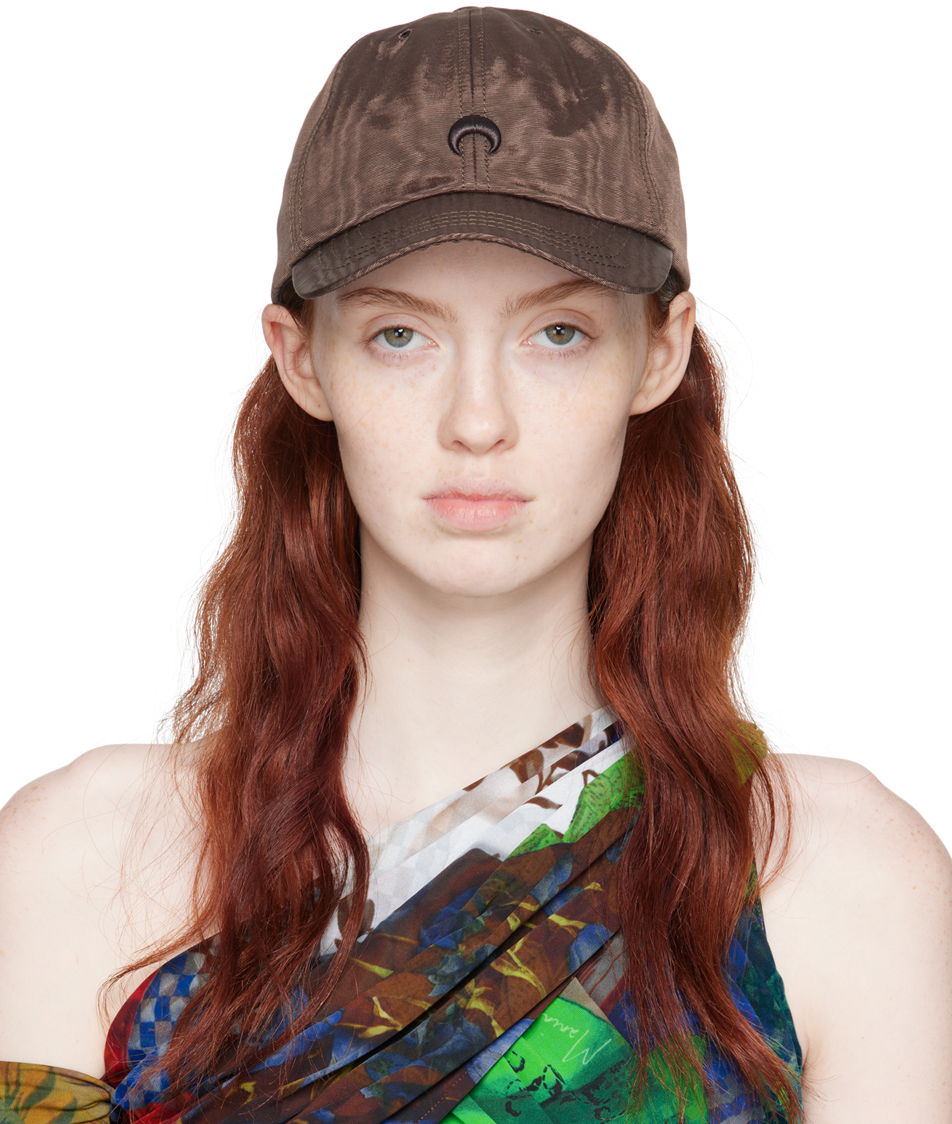 Шапка с козирка Marine Serre Regenerated Cap Кафяво | UHG001, 0