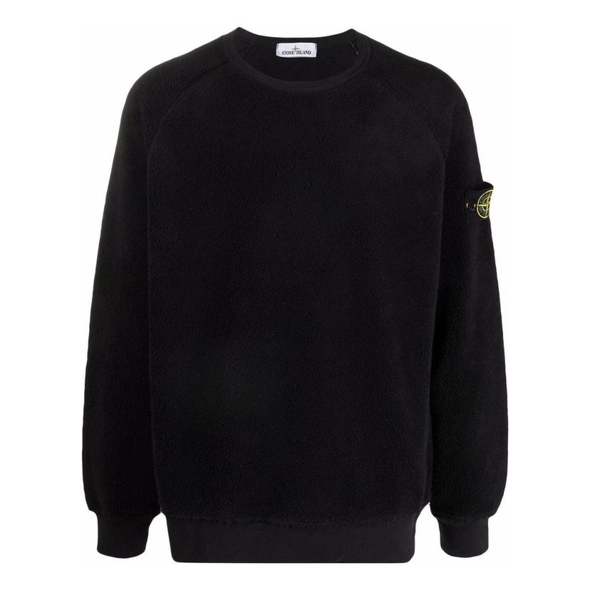 Пуловер Stone Island Fleece Crewneck Sweatshirt Черно | 751560234-V0029