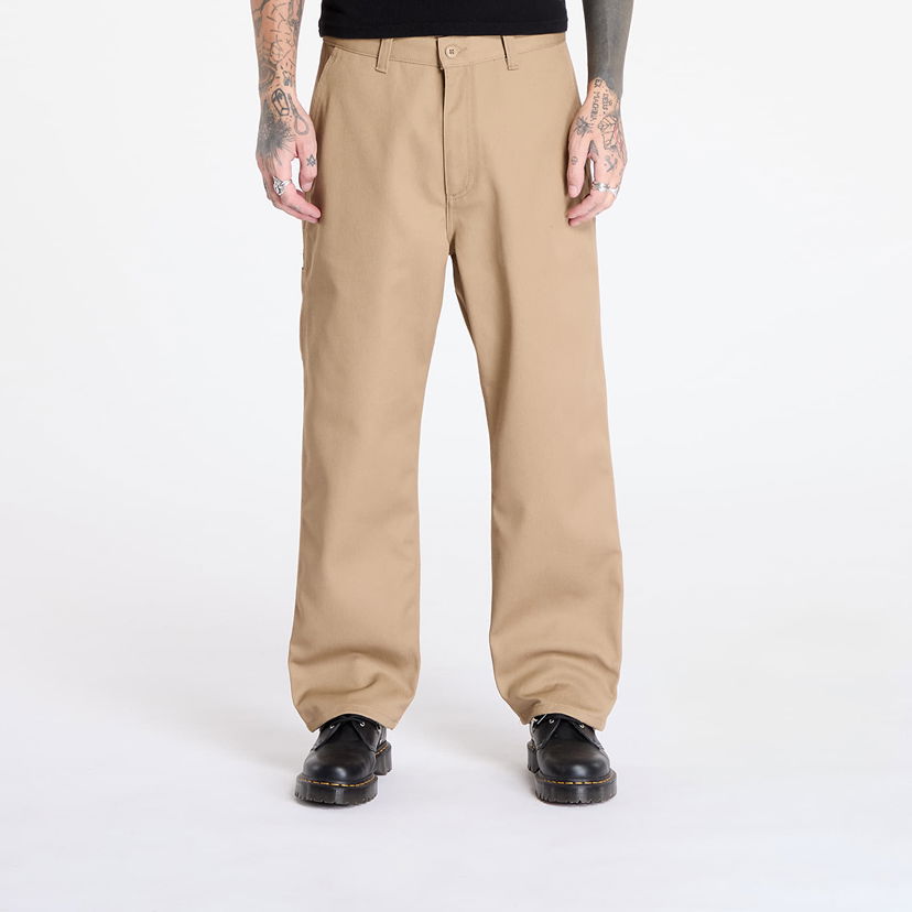 Панталони Carhartt WIP Pants Midland Single Knee Pant Leather Rigid L Бежово | I033753.8Y01