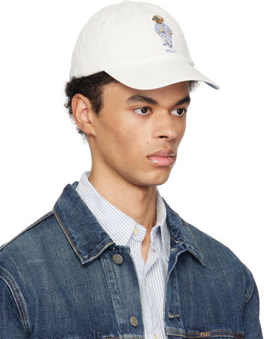 Шапка с козирка Polo by Ralph Lauren Polo Ralph Lauren Polo Bear Twill Ball Cap Бяло | 710963775001, 1