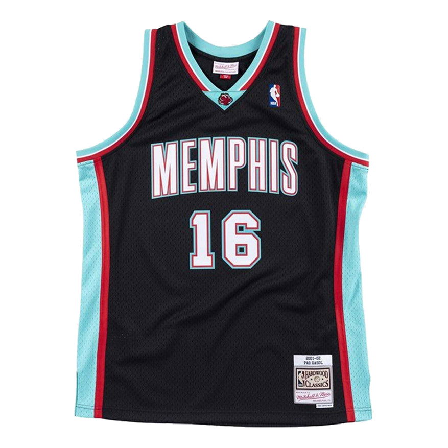 Фланелка Mitchell & Ness Memphis Grizzlies Pau Gasol Swingman Jersey Черно | SMJYLG19015-MGRBLCK01PGA, 0