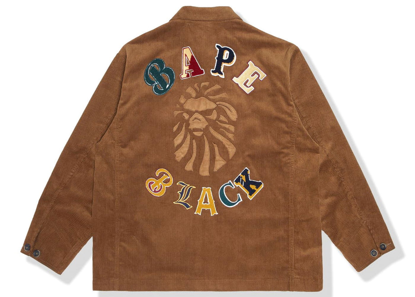 Яке BAPE BLACK Logo Corduroy Work Jacket Кафяво | 1I70-140-005, 0