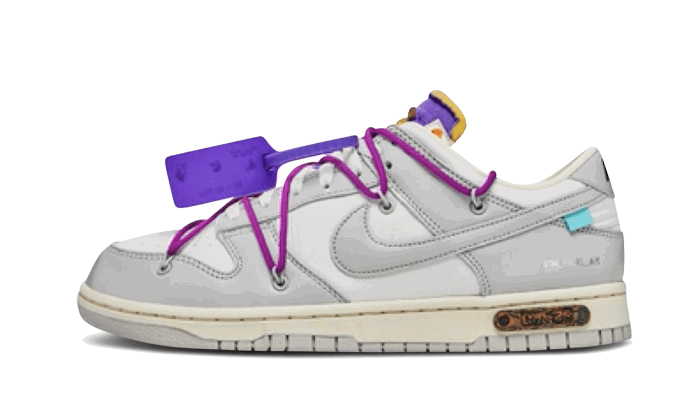 Кецове и обувки Nike Off-White x Dunk Low ''Lot 28 of 50'' Бяло | DM1602-111, 0