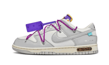 Кецове и обувки Nike Off-White x Dunk Low ''Lot 28 of 50'' Бяло | DM1602-111, 0