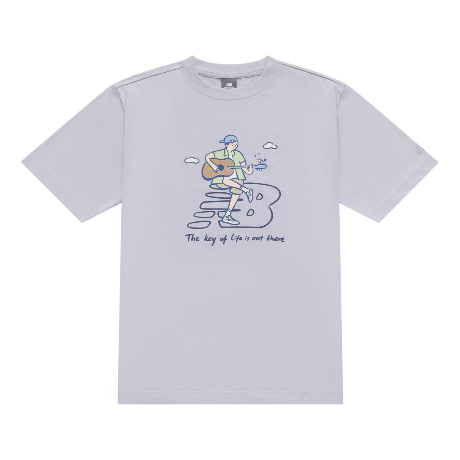 Тениска New Balance PK Graphic T-Shirt Лилаво | NEE26021-DV, 0