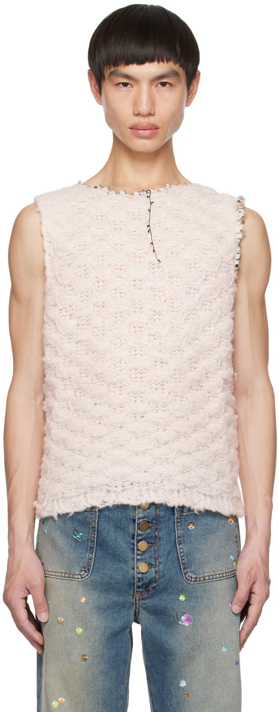 Потник Acne Studios Crewneck Tank Top Розово | B60267-, 0