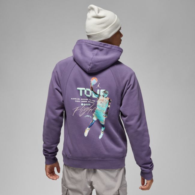 Суитчър Jordan Flight Heritage Pullover Hoodie Лилаво | DM1394-553, 0