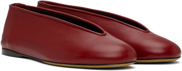 Pокля Moschino Moschino Duck Nappa Ballerina Flats Червено | MA11010C1M MA0 500, 3