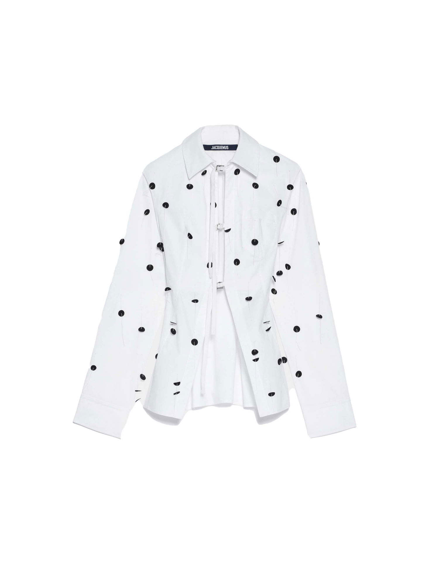 Риза Jacquemus La Chemise Lavoir Brodée Shirt Бяло | 233SH048-1454-1EM, 0