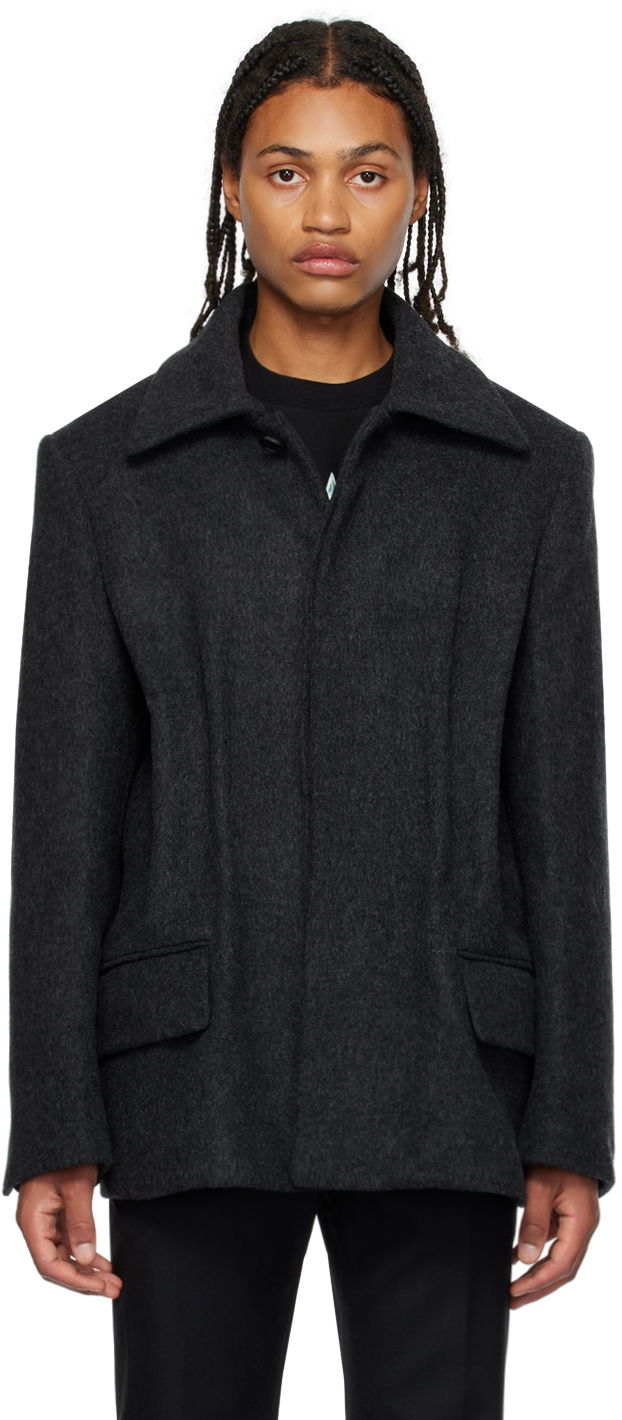 Тренчкот We11done We11done Tucked Jacket Сиво | WD-JK3-23-004-M-CH, 0