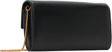 Портфейл Balmain Balmain B-Buzz Leather Wallet on Chain Черно | DN1ON197LAVE, 2