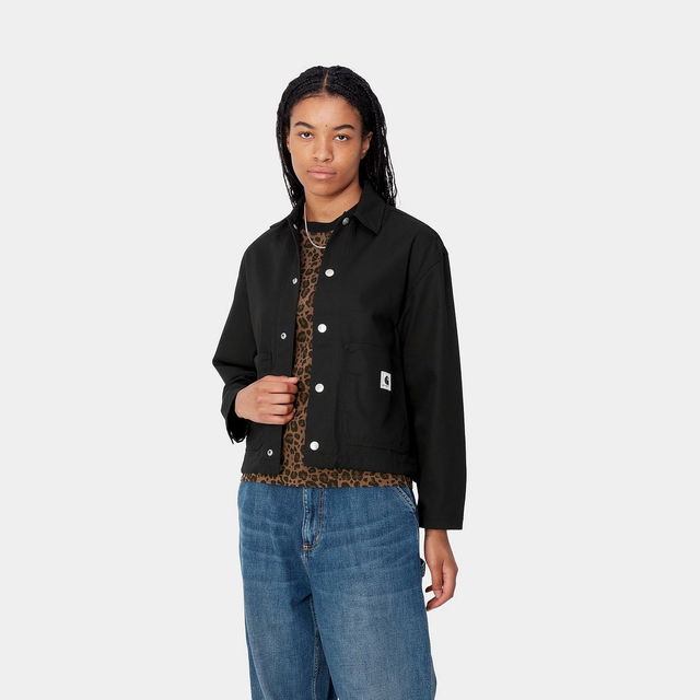 Simple Black Shirt Jacket