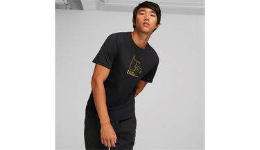 Тениска Puma Pokemon x Tee Черно | 536547-01, 3