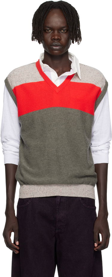 Жилетка Eckhaus Latta Eckhaus Latta Striped Knit Racer Vest Многоцветен | 8260-EL-PF25-W, 0