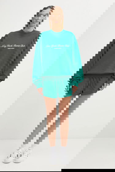 Суитчър Sporty & Rich New York Tennis Club Graphic Print Sweatshirt Зелено | ST071621402GR03, 9