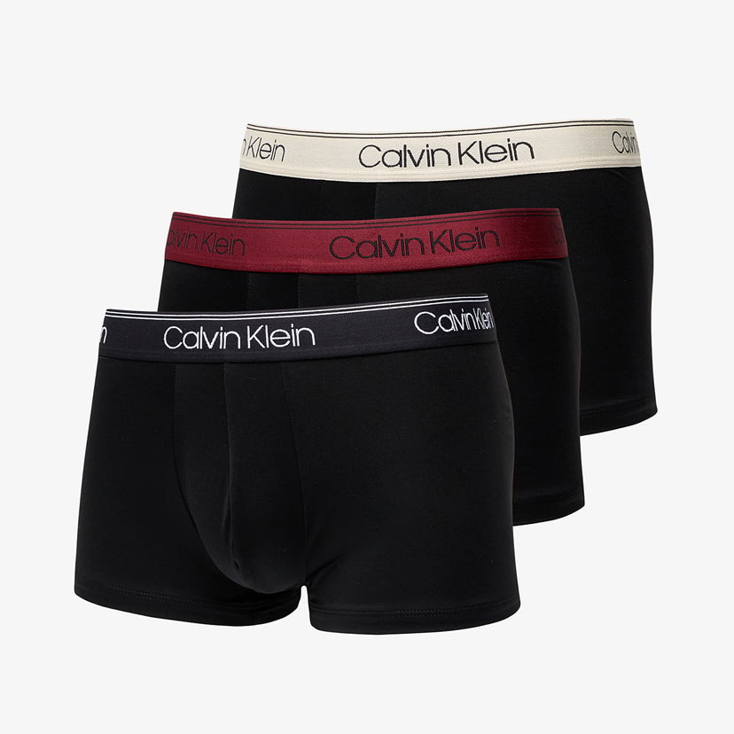 Боксерки CALVIN KLEIN Low Rise Trunk 3-Pack Black Черно | NB2569A Q84