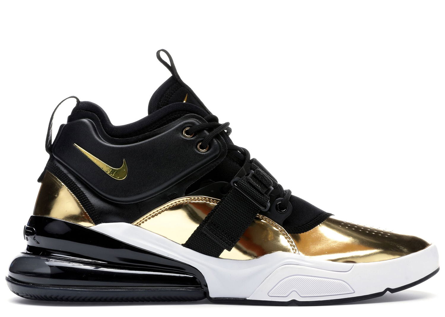 Кецове и обувки Nike Air Force 270 Think 16 (Gold Standard) Черно | AT5752-700, 0