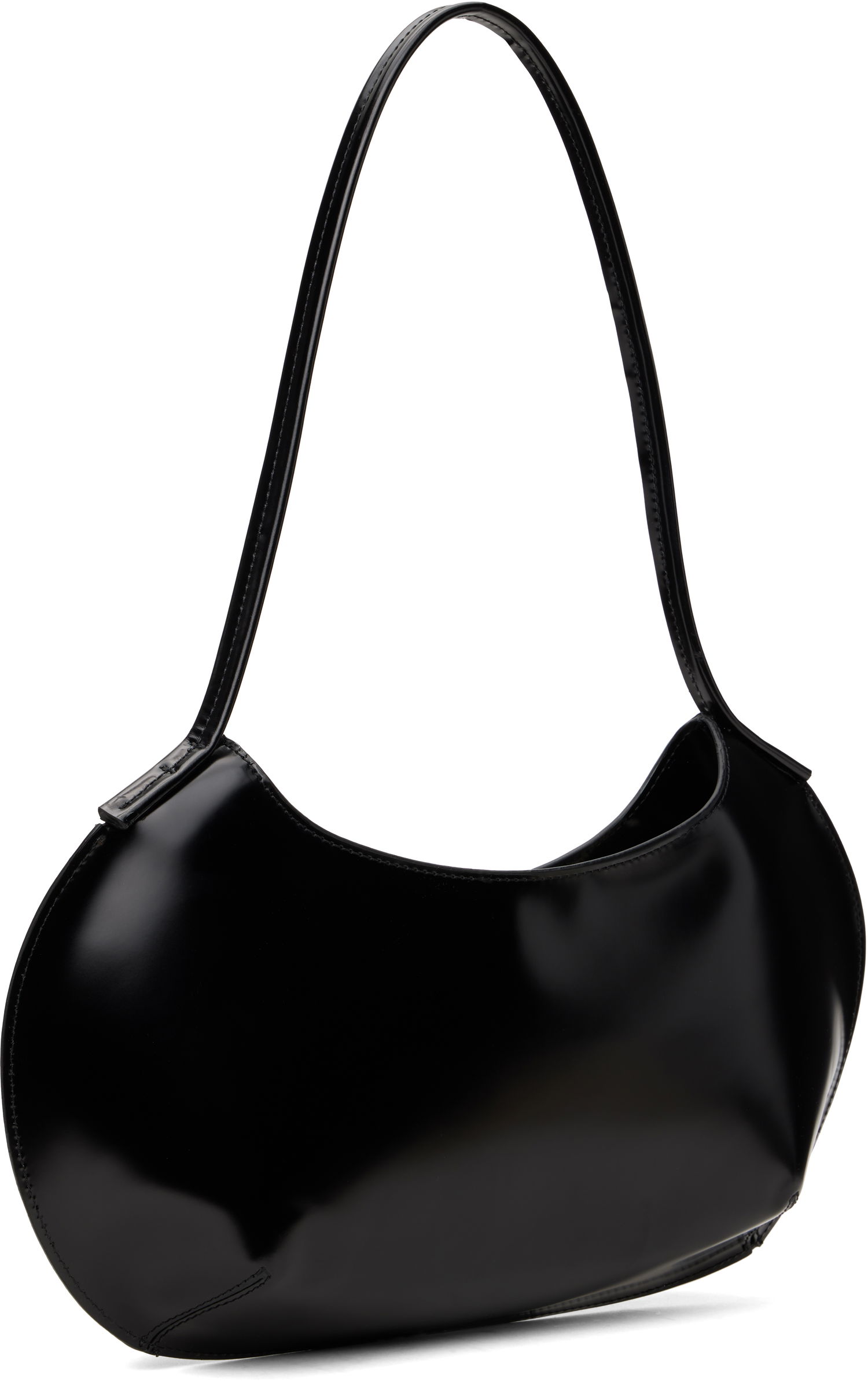Чанта през рамо BY FAR BY FAR Horner Shoulder Bag Черно | MWBSB056CL017BK001PL, 1