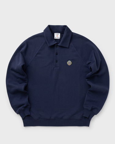 Суитчър Casablanca Casa Blanca Collar Sweatshirt Тъмно синьо | M-AW25-JTP-409-01, 2