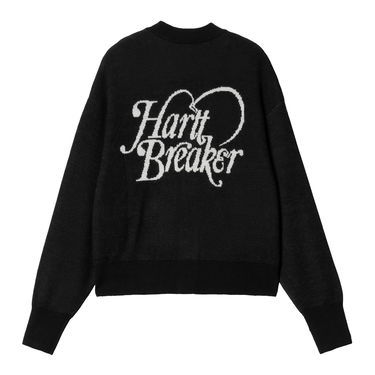 Пуловер Carhartt WIP Black Harttbreaker Cardigan Черно | I034390_9, 1