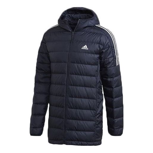 Пухо яке adidas Originals Essentials Down Parka Тъмно синьо | GH4605, 0