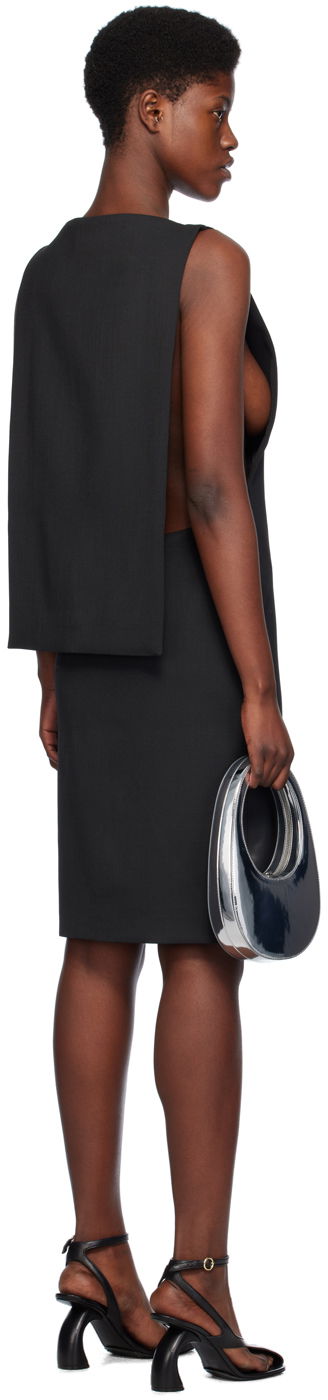 Pокля Coperni Coperni Cape Minidress Черно | COPR94111, 2