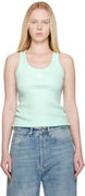 Casablanca Ribbed Jersey Tank Top