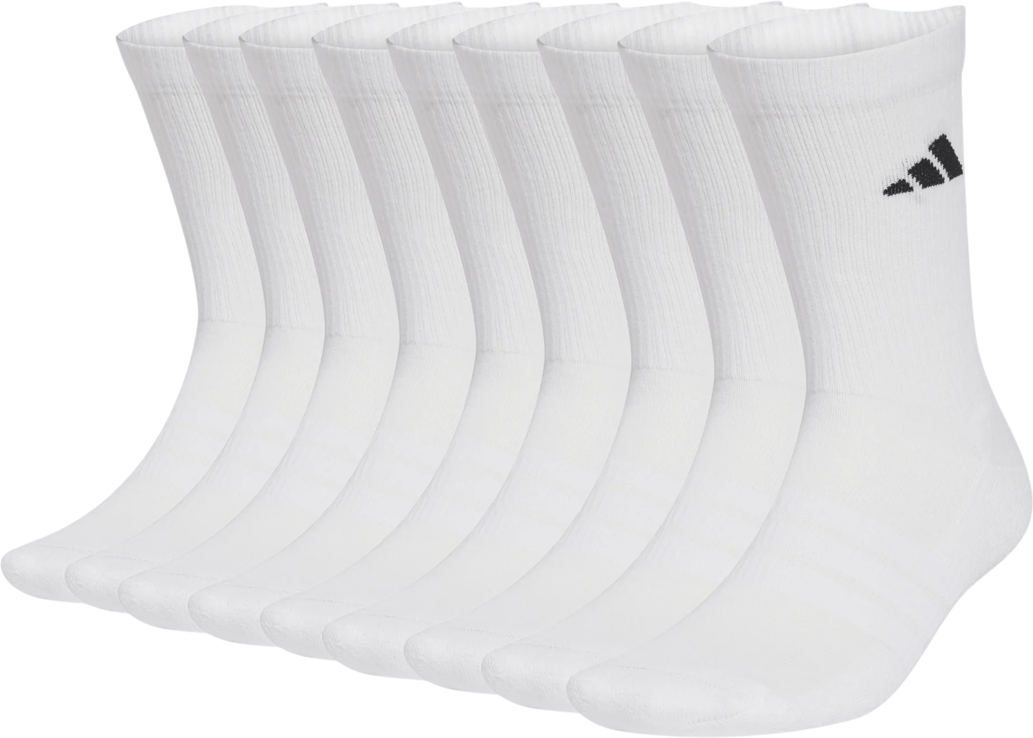 Чорапи adidas Performance ESSENTIALS CUSHIONED CREW Socks 10-Pack Бяло | KF9095, 1