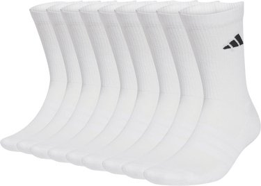 Чорапи adidas Performance ESSENTIALS CUSHIONED CREW Socks 10-Pack Бяло | KF9095, 1