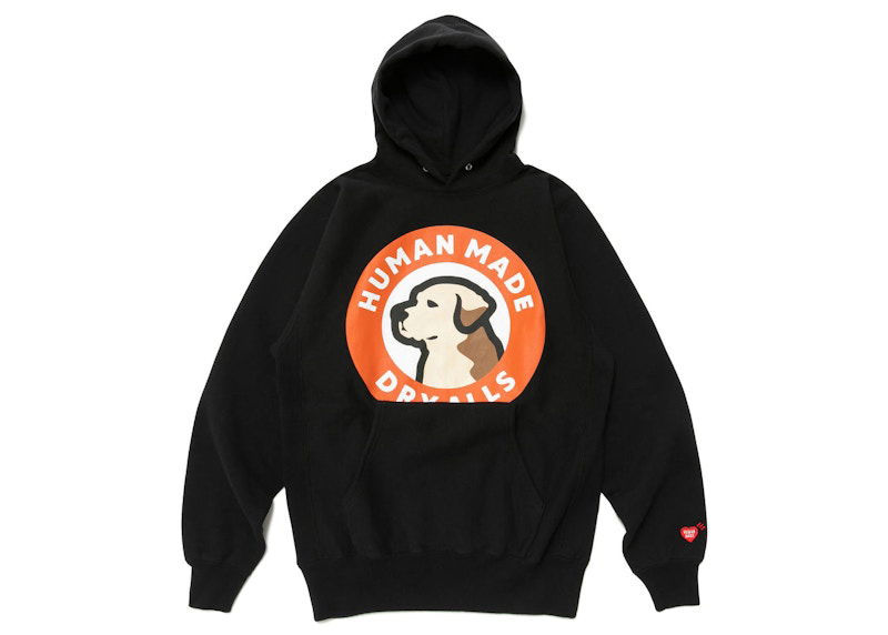 Суитчър Human Made Heavyweight Hoodie With Logo Print Черно | HM25CS006, 0