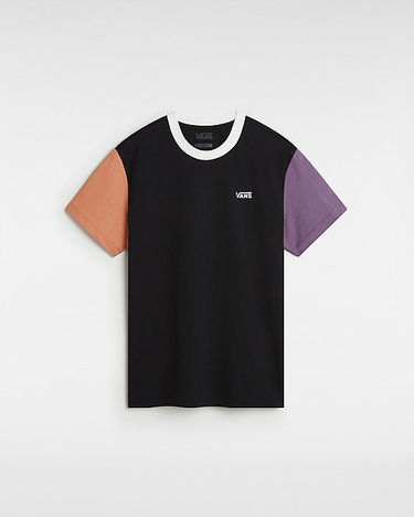 Тениска Vans Colorblock Boyfriend Fit T-shirt Черно | VN000JDK1KP, 0