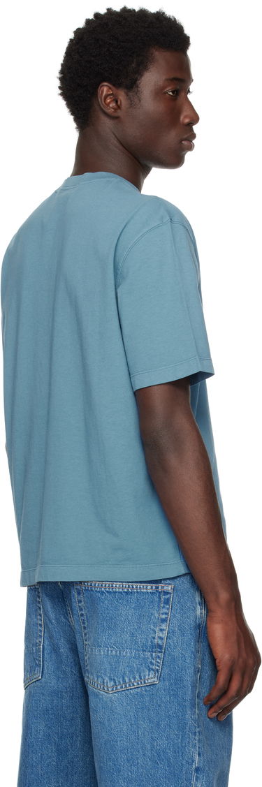 Тениска Stone Island Stone Island Organic Cotton 'Fissato' T-Shirt Синьо | K2S15 2100025 S0115, 2