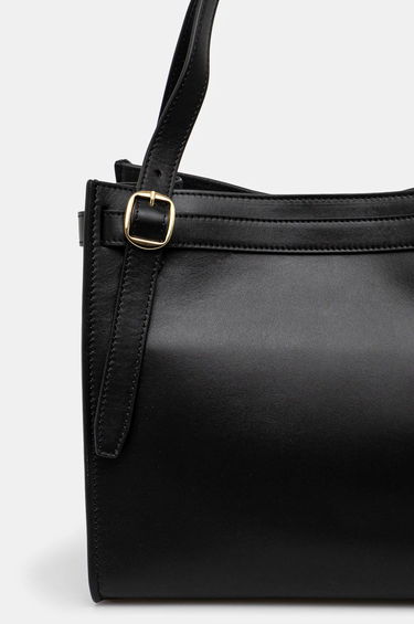 Дамска чанта Coperni Coperni Medium Belt Cabas Bag Черно | COPBA73F6024, 2