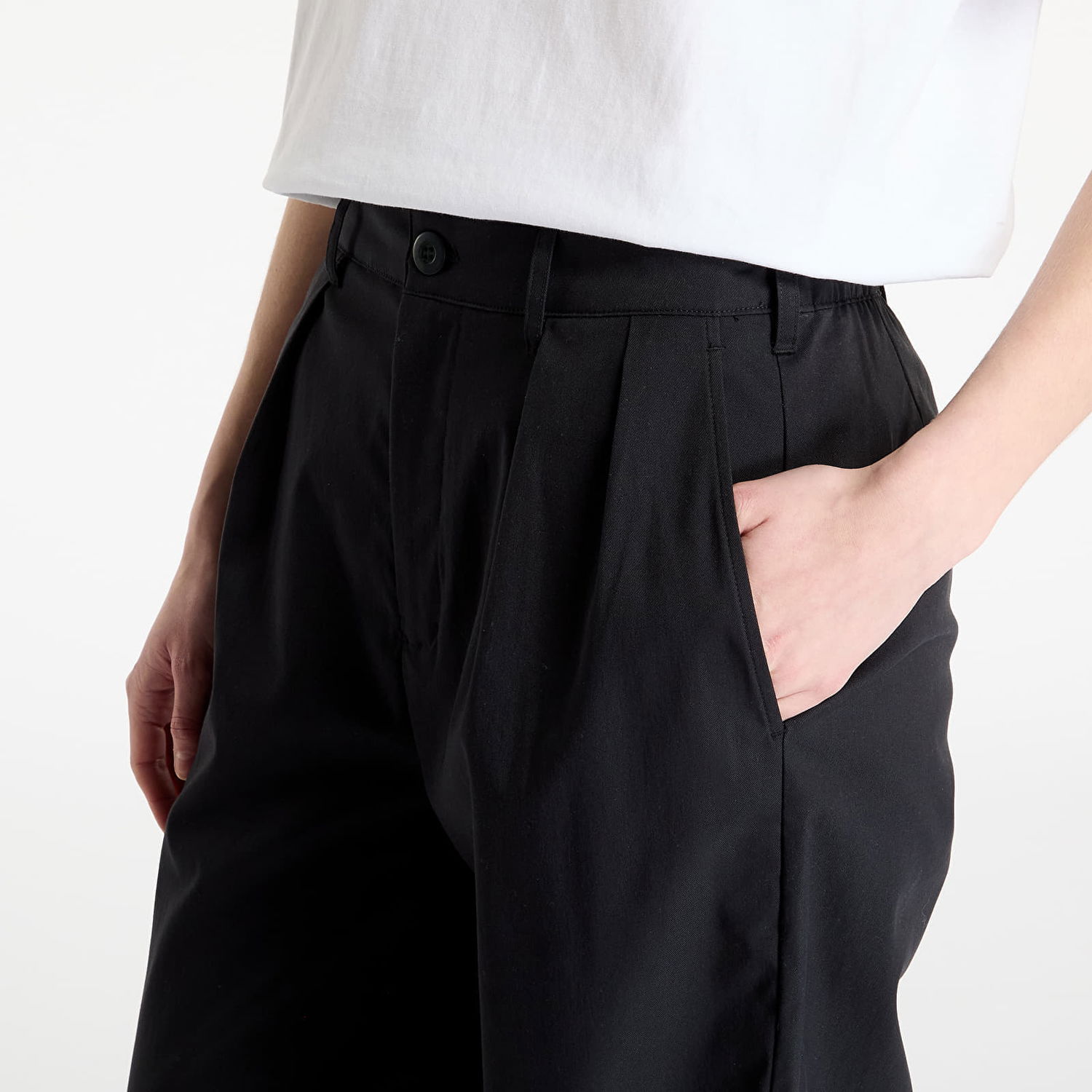 Панталони New Balance Wide Leg Pleated Trousers Черно | NBWP51538BK, 1
