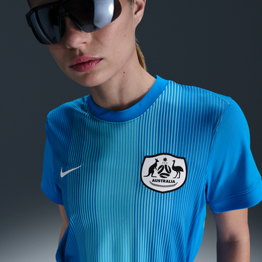 Фланелка Nike Australia Stadium 2025 Dri-FIT Replica Short Sleeve Goalkeeper Jersey Синьо | IB8045-406, 0