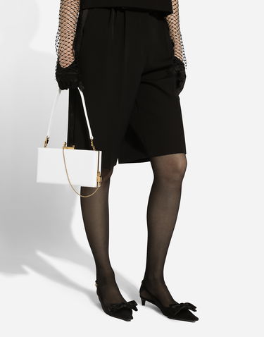 Чанта през рамо Dolce & Gabbana Dolce & Gabbana Eva Shoulder Bag with Gold Chain Бяло | BB7703A3G1980002, 1
