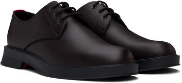 Кецове и обувки BOSS Hugo Leather Derbys Кафяво | 50536249, 3
