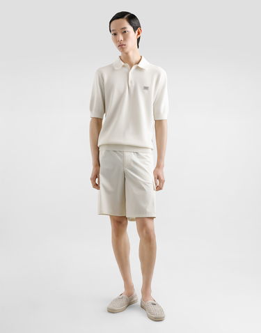Поло тениска Dolce & Gabbana Dolce & Gabbana Cotton Polo Shirt with Logo Tag Бяло | GXZ02TJBCF5W0001, 1