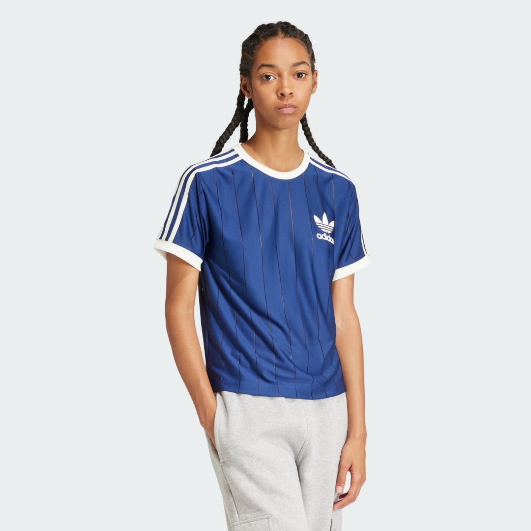 Тениска adidas Performance 3-Stripes Синьо | IR7466, 0