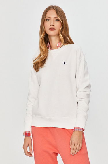 Суитчър Polo by Ralph Lauren Embroidery Sweater Бяло | 211794395002, 0